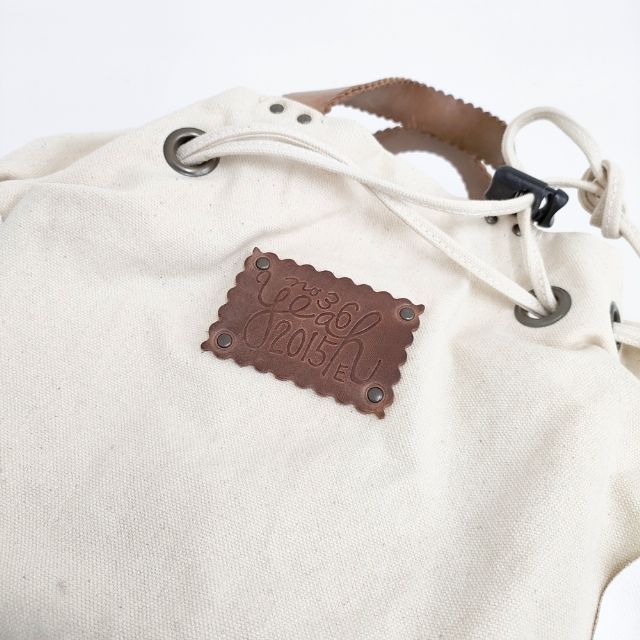 ebagos First date,Yeah! キャンバス 紅籐 かご トートバッグ