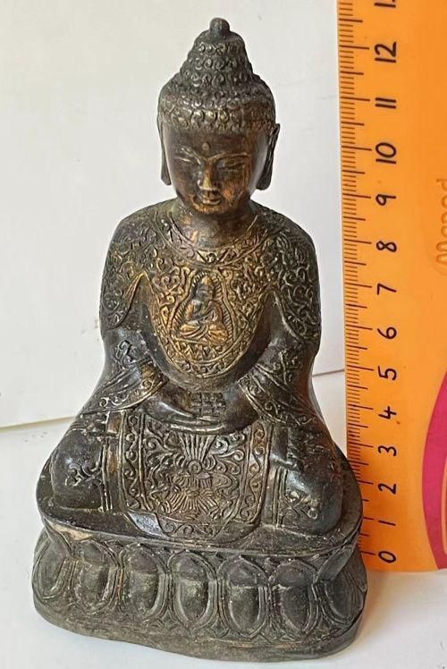 仏教美術 中国  仏像  小仏像 銅製 銅器 仏教美術 中国 仏像 水月観音 小仏像 銅製 銅器 - メルカリ