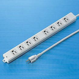【新品】 工事物件タップ(8個口・1m)