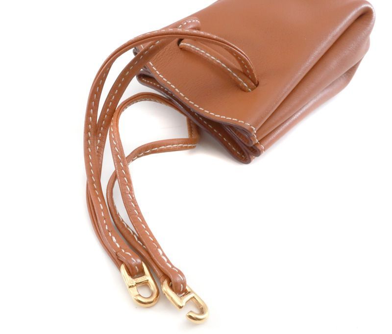 未使用 エルメス ヴェスパポーチ 小物入れ 巾着 バッグチャーム