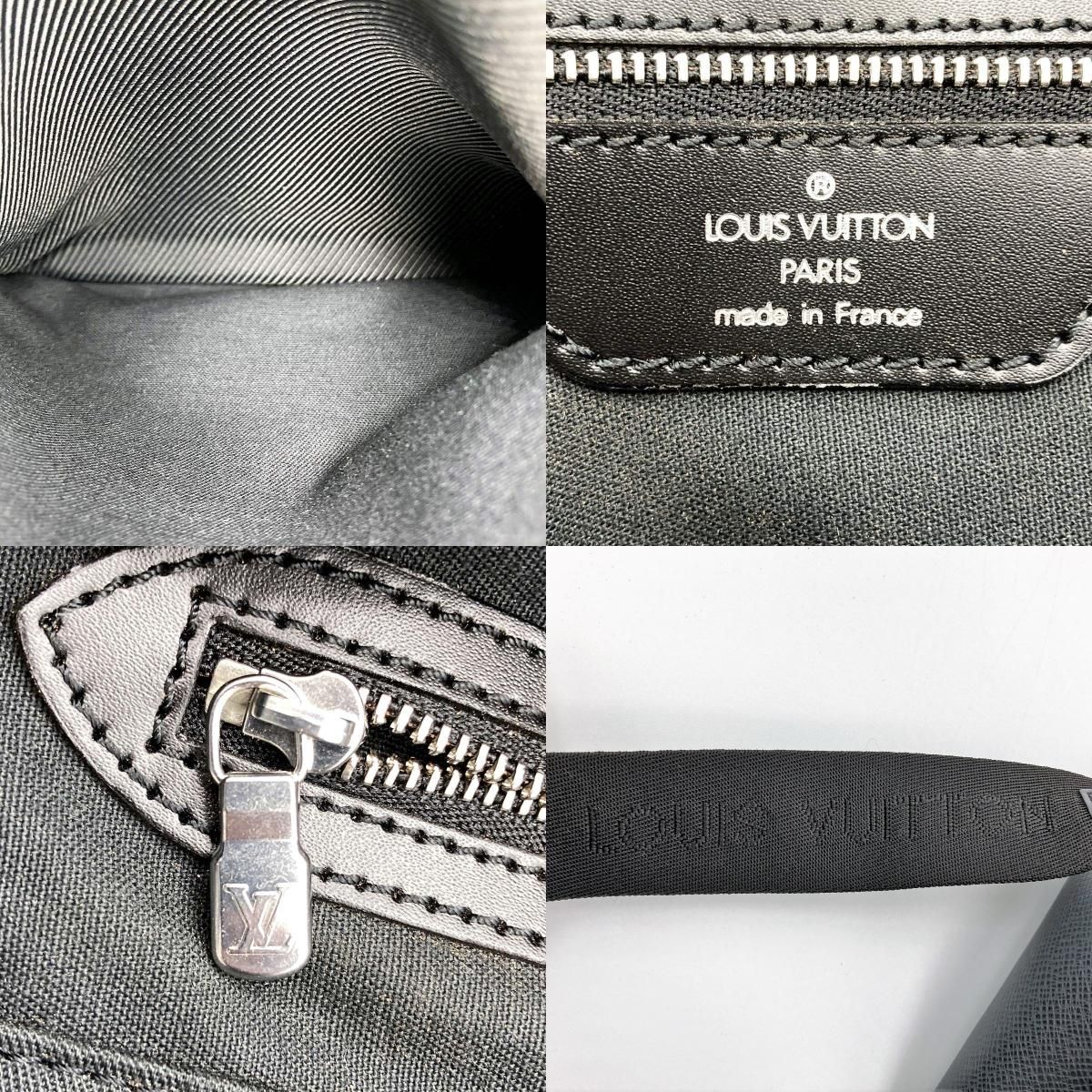 美品 LOUIS VUITTON ルイ・ヴィトン タイガ デルスー アルドワーズ ショルダーバッグ ブラック 黒 レザー メンズ レディース  M30162 USED