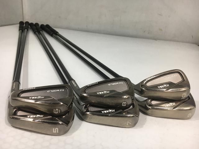 返品OK 【中古ゴルフクラブ】(6本セット)ホンマ TOUR WORLD (ツアー