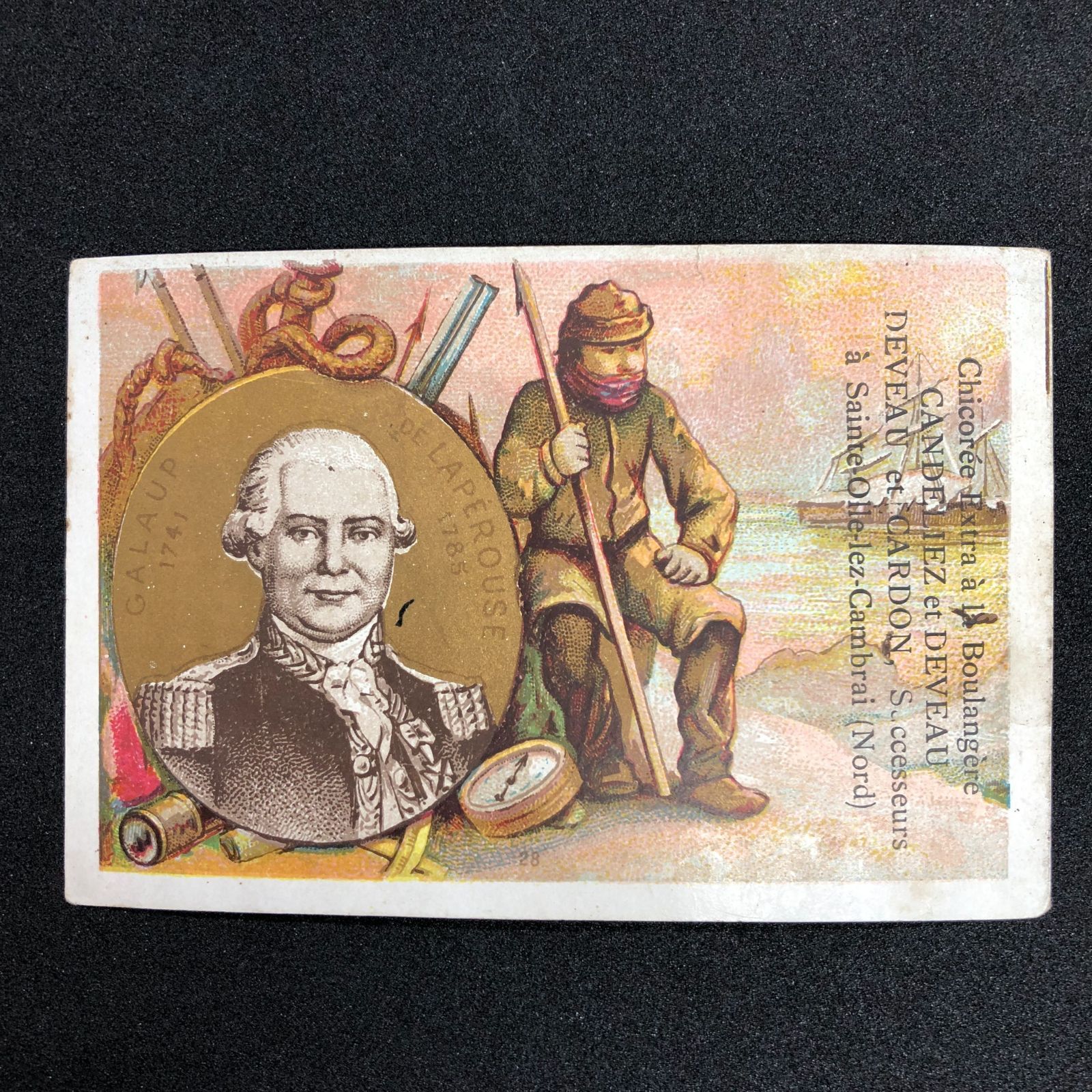 フランスアンティーク　クロモカード 5枚セット フランスアンティーク クロモカード 5枚セット 5枚 セット! クロモ