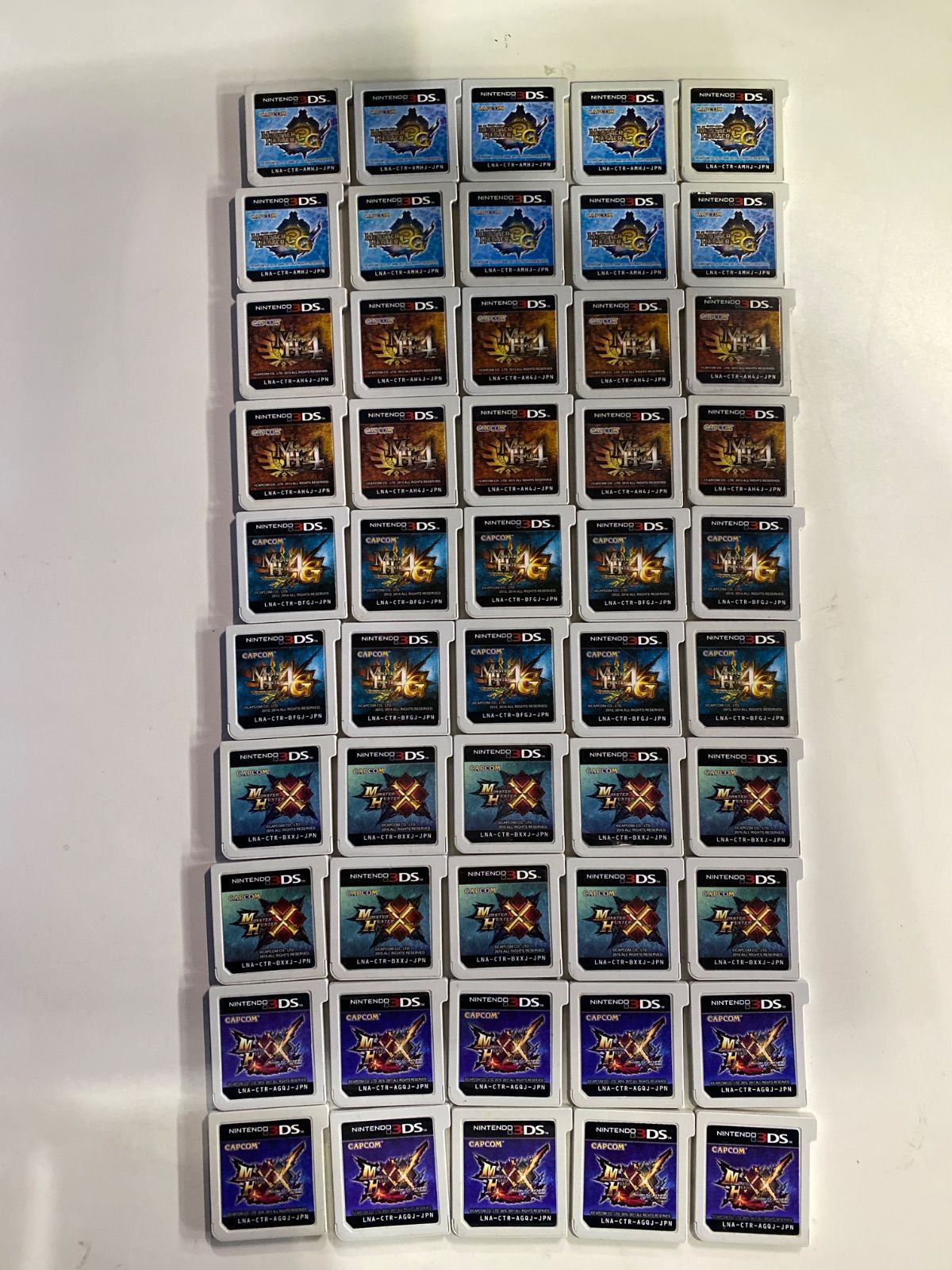 ニンテンドー3DS モンスターハンター ソフト 50点
