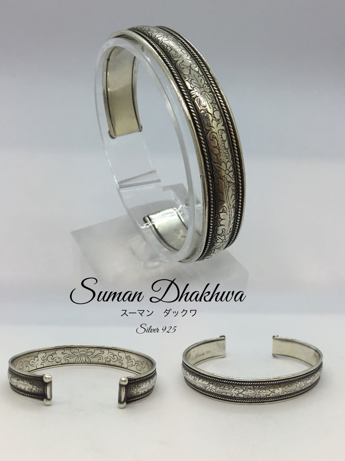Suman Dhakhwa スーマンダックワ silver925シルバーバングル-