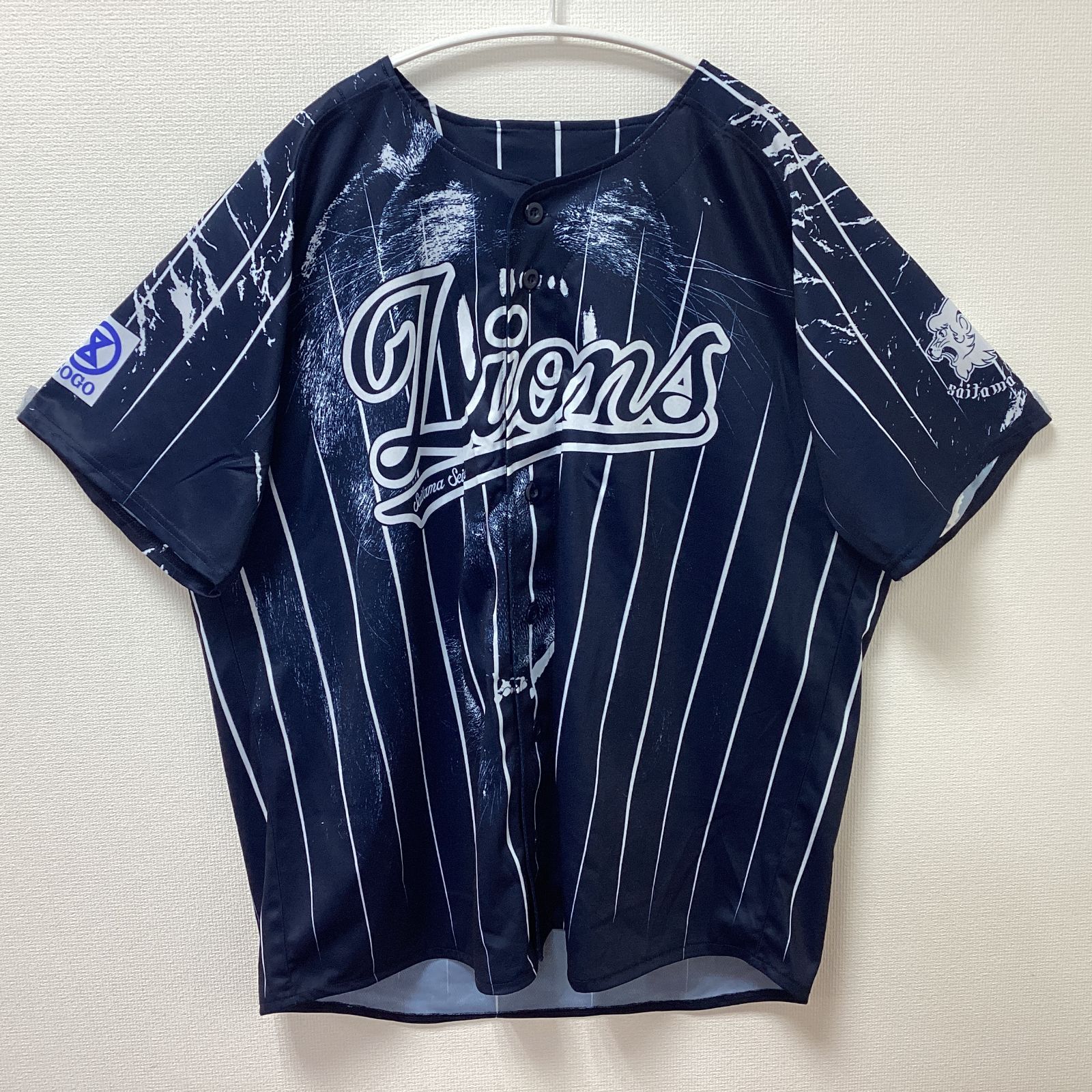 古着 美品 Lions 埼玉西部ライオンズ 相澤陽介 半袖ユニフォーム