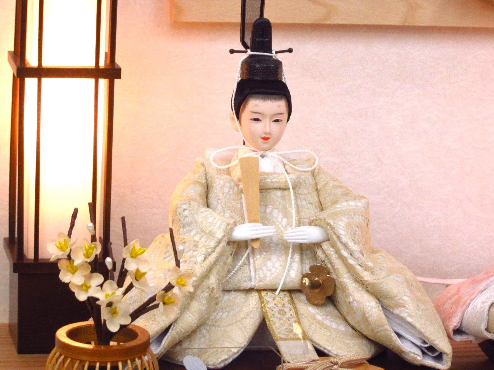 雛人形アクリルケース飾り 間口51cm奥行29cm高さ35cm