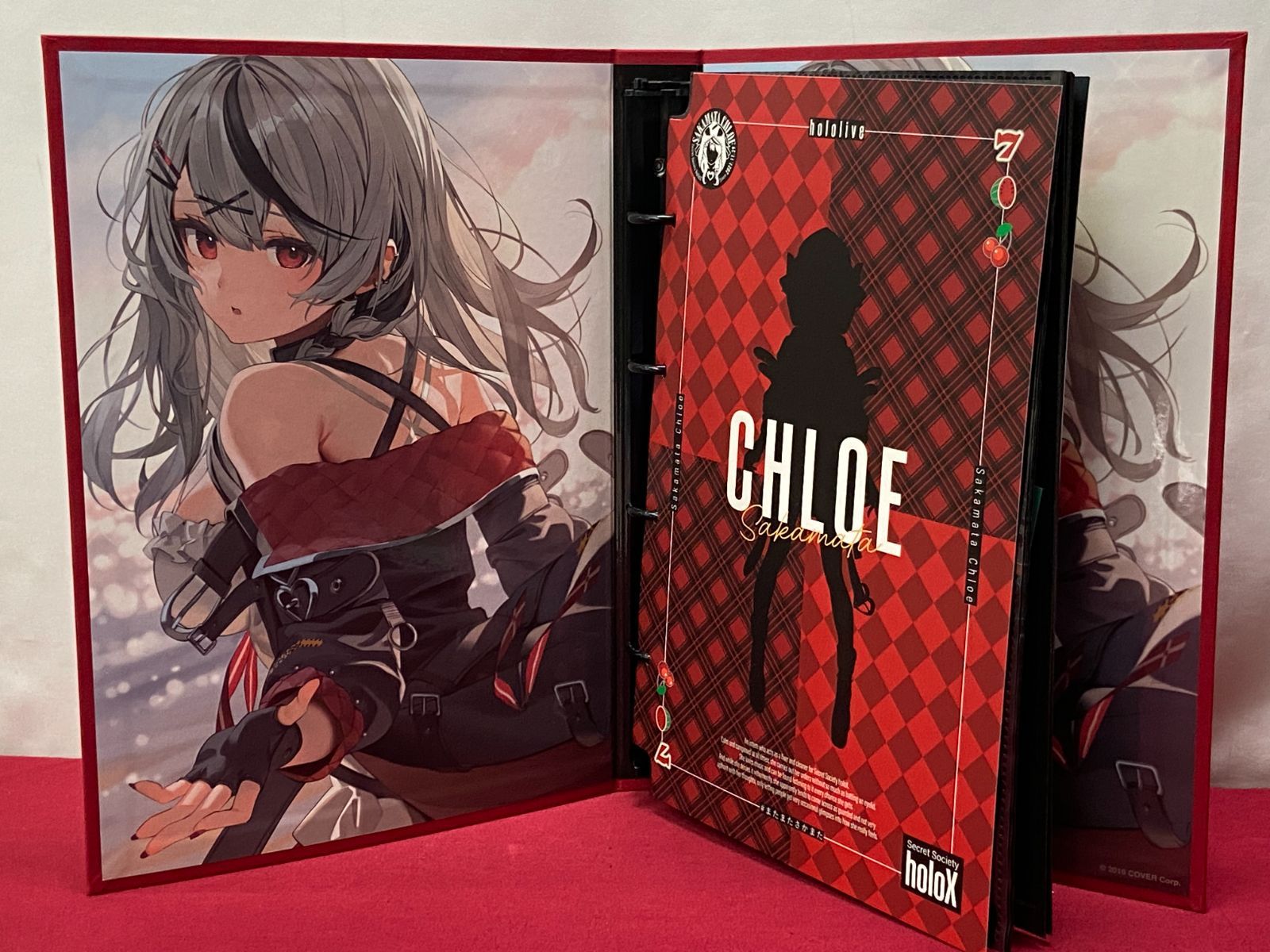 ホロライブ 沙花叉クロヱ 活動3周年記念 4点セット まとめ アルバム アクリルパネル 直筆メッセージ入りポストカード またまたさかまたかるた 810 hololive Sakama Chloe