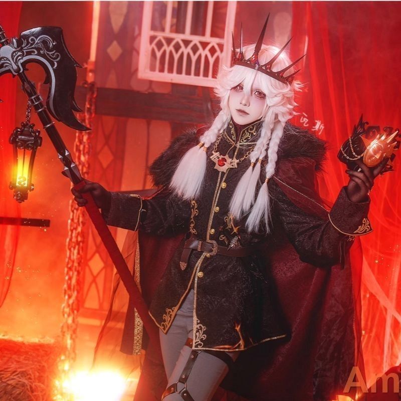 プレゼントにも最適 ハロウィン 舞台衣装 推し活 撮影会 イベント用 仮装 高品質デザイン ゲームキャラクター完全再現 男女兼用 豪華9点セット 太陽稀世装束 金色スキン 守夜人 コスプレ衣装 第五人格