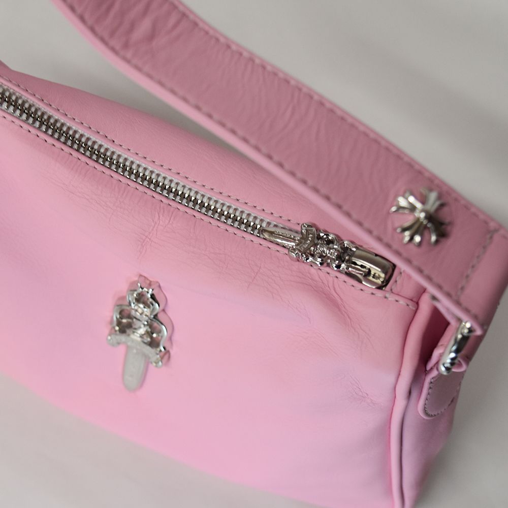 未使用品】CHROME HEARTS DAGGER BAG PINK ダガー ハンドバッグ ピンク