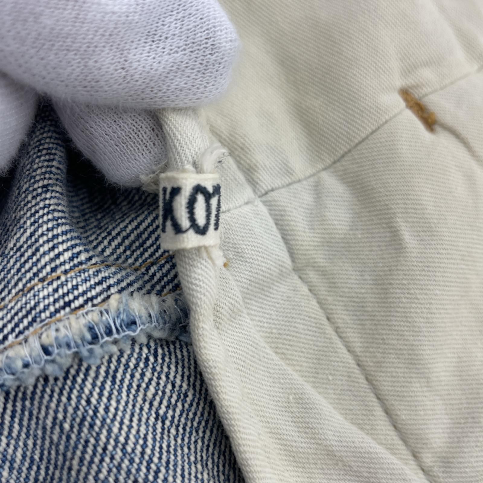 KHOKI 22AW WRAP TROUSERS 2 ブルー - メルカリ