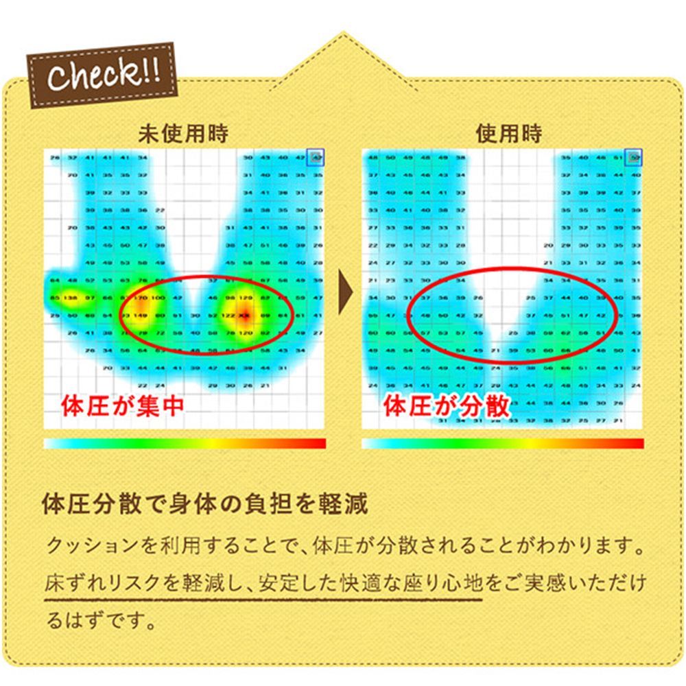 車椅子 クッション 「よかブレス」 車いす 介護用品