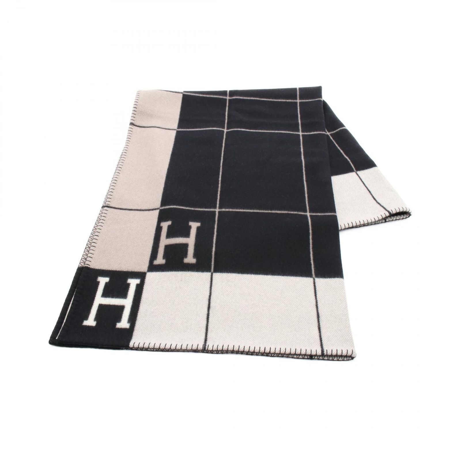 【新品•未使用】エルメス　アヴァロンIII プレード 楽天市場】【新品】エルメス HERMES 大判 ブランケット おくるみ