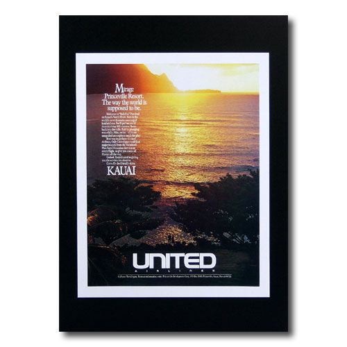 ハワイアンポスター エアラインシリーズ A-55 「ユナイテッド航空