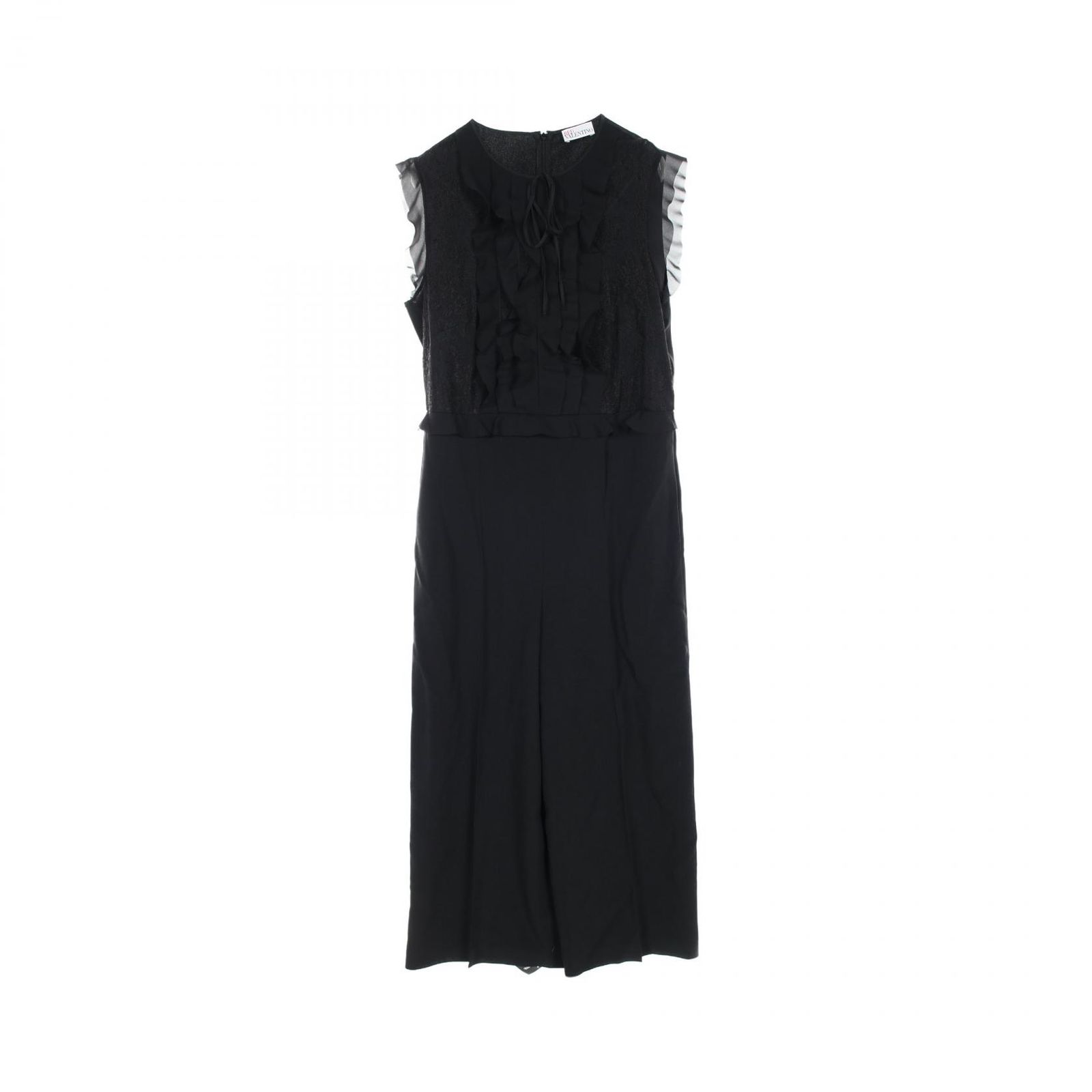 レッドヴァレンティノ RED VALENTINO ツナギ PR3VE0J03G3 ブラック レーヨン オールインワン レディース Used A
