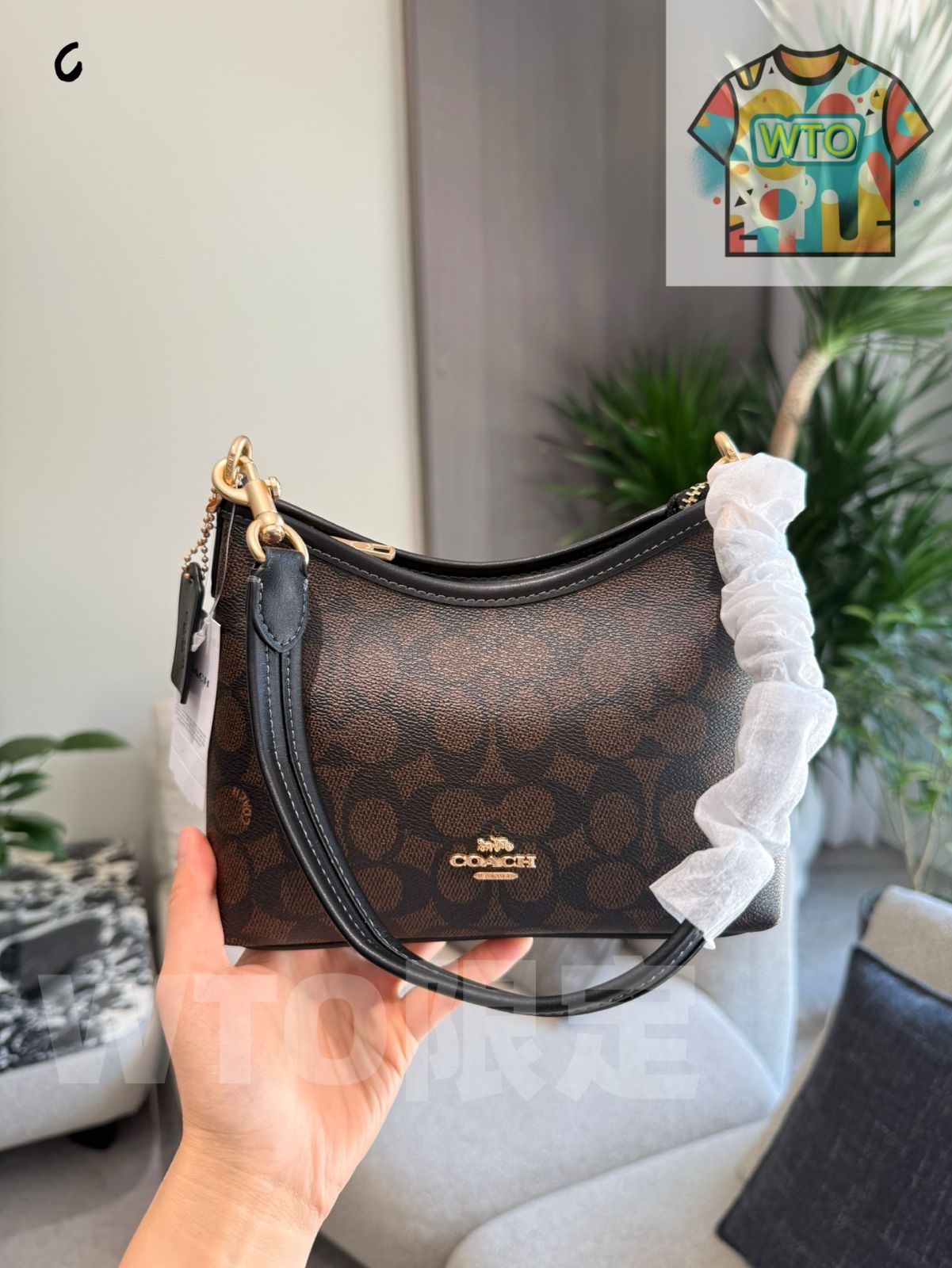 今日WTO】Coach Mini Hobo Bag - コーチ ミニ ホーボーバッグ