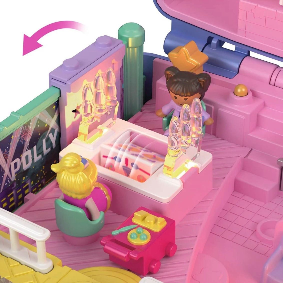 ◇復刻版 Polly Pocket ポーリーポケット 日本未発売 特別版 スターライト ディナ ーパーティ コンパクト トイ 海外おもちゃ  ドールハウス ミニチュア 90年代おもちゃ - メルカリ