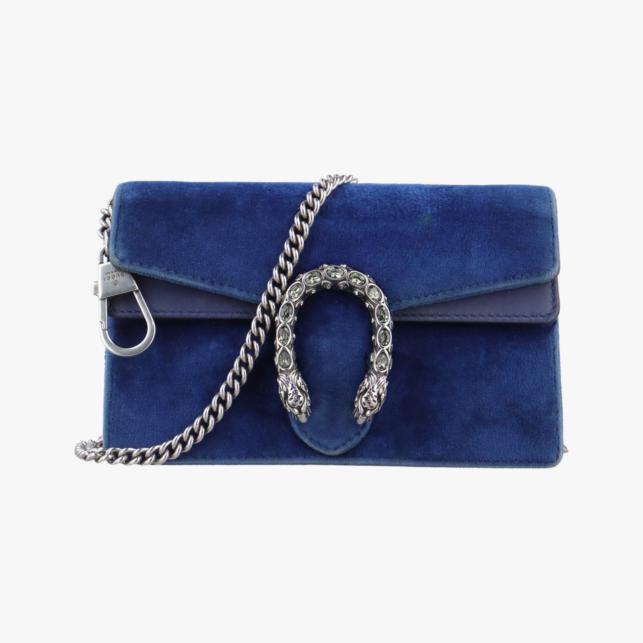 グッチGucciディオニュソス ブルー ベロア×レザー 476432