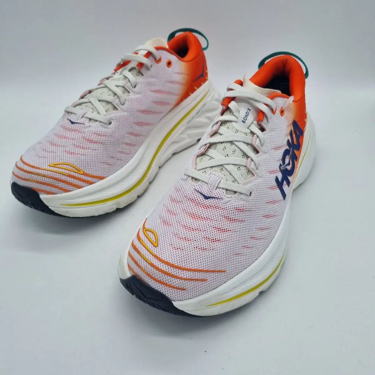 ホカ ボンダイ エクス 白/朱 メンズ 280mm