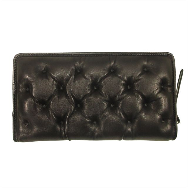 Maison Margiela 長財布 ラウンドジップロングウォレット美品11 21AW新品 メゾンマルジェラ カレンダータグ グレインレザー