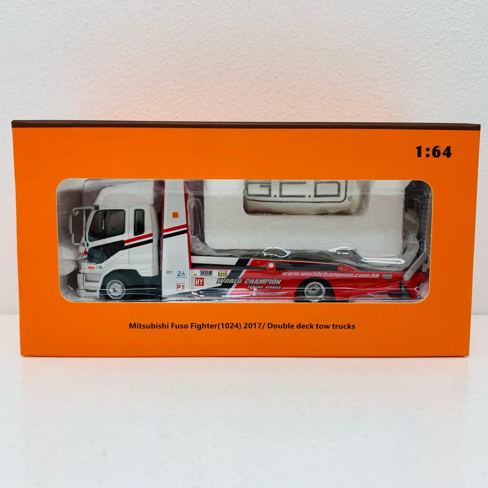 送料無料 通販  Fuso 三菱 おもちゃ・玩具 中古 トラック ダブルデッカー - ミニカー