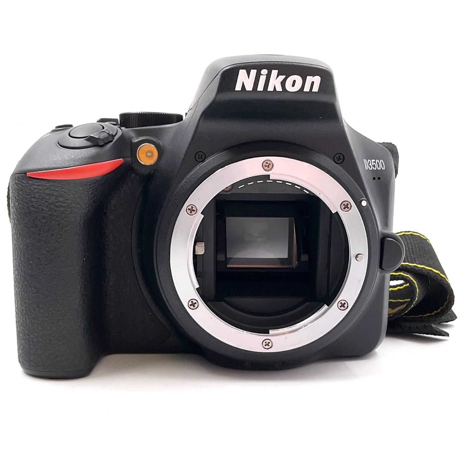 全額返金保証 最速発送 Nikon デジタル一眼 D3500 ダブルズームキット ブラック 動作 済 シャッター745回