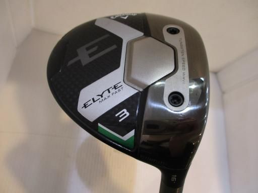 キャロウェイ ELYTE MAX FAST 3W フェアウェイウッド FW LIN-Q GREEN 40 for CW ELYTE FW フレックスR メンズ 男性用 右利き 右用 Bランク ゴルフクラブ