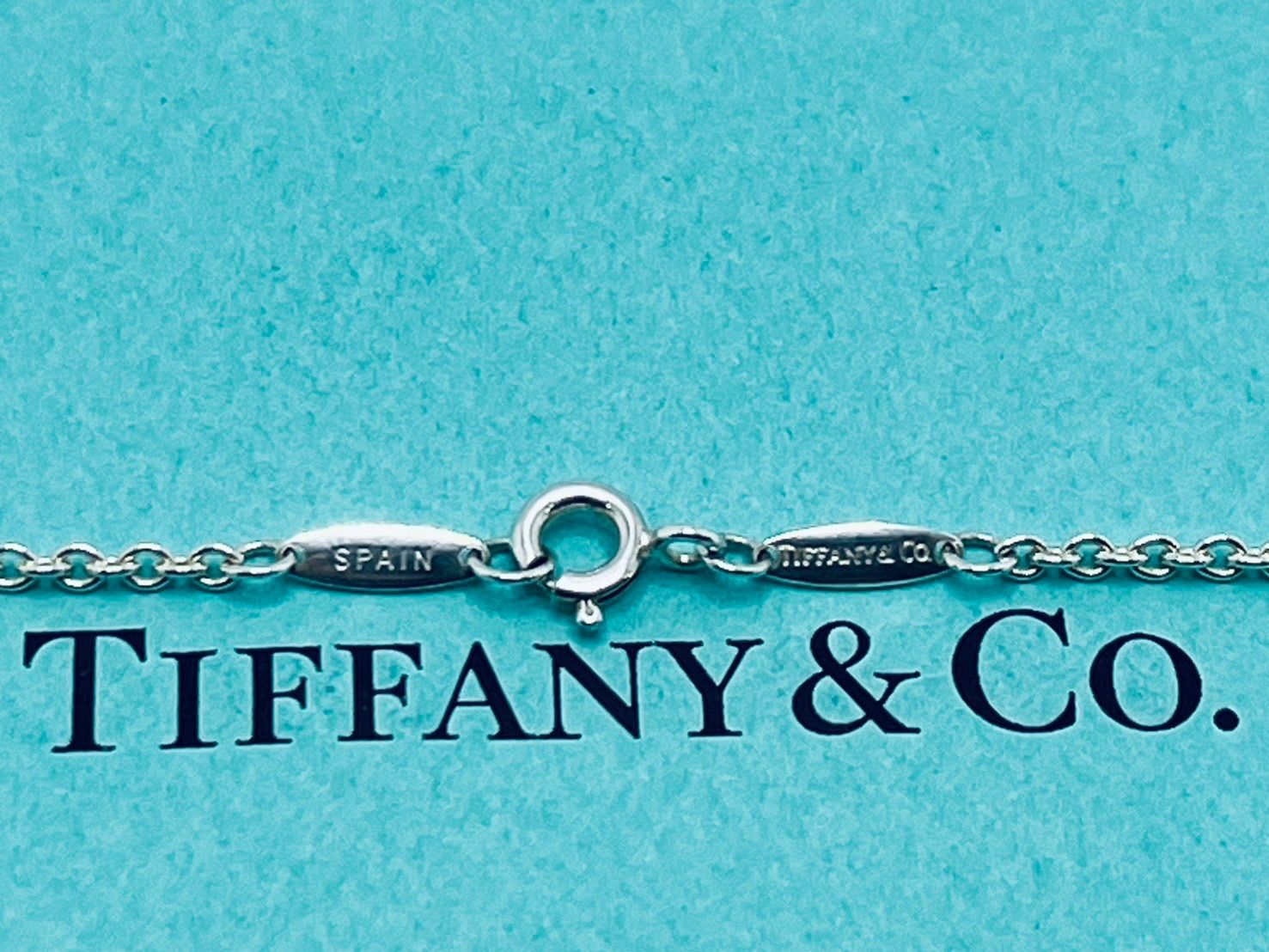 a056 美品 Tiffany&Co. ティファニー オープンハート ブレスレット