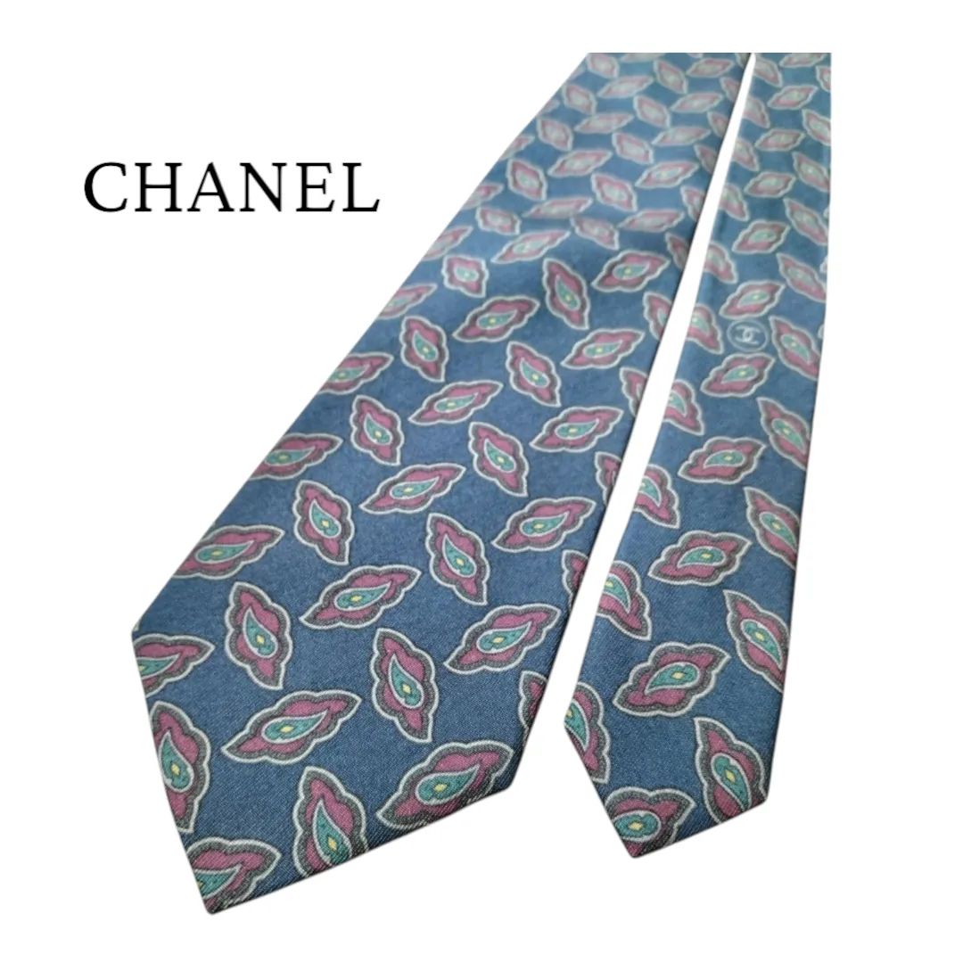 CHANEL(シャネル) ネクタイ ペイズリー柄 美品 中古品 - メルカリ 