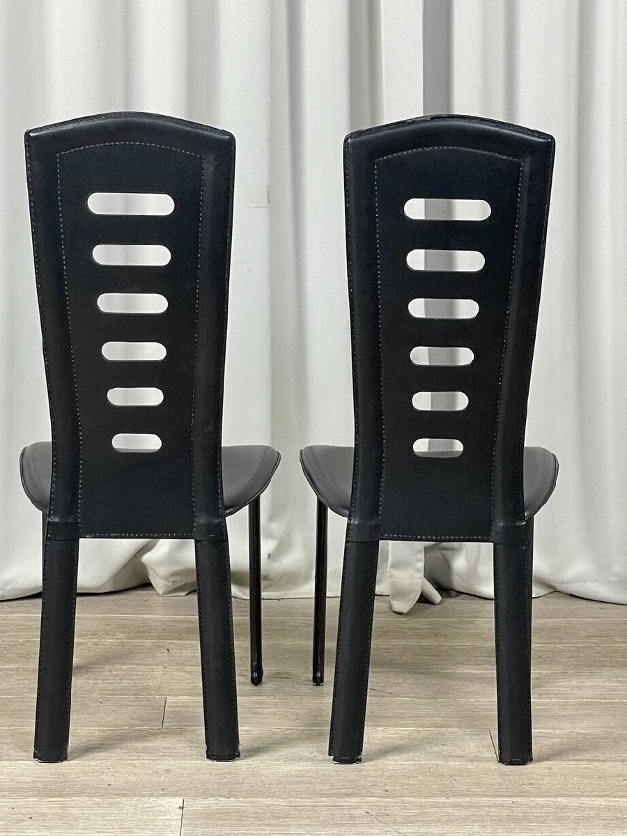 IDC大塚家具】ハイバックチェア2脚セット