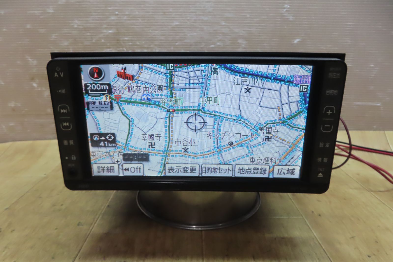 地図2021年 動作保証付 F4304|トヨタ純正 NHDT-W57 HDDナビ 地デジTVワンセグ内蔵 CD DVD再生OK 本体のみ