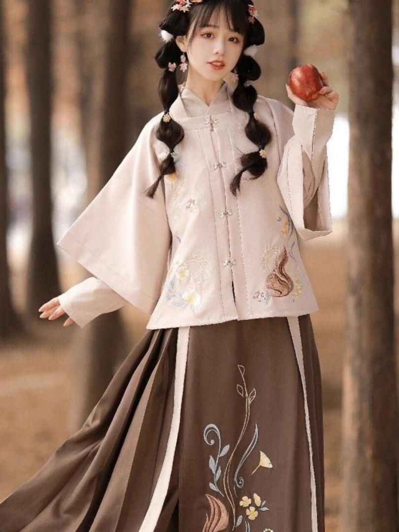 HF-266 漢服 コスプレ ワンピース 唐装 仙女服 中華風 コスプレ衣装 刺繍 可愛 民族風 制服 女装 舞台衣装 キャラクター衣装 学園祭 文化祭 雰囲気 お呼ばれ イベント 大人 舞台 新年会
