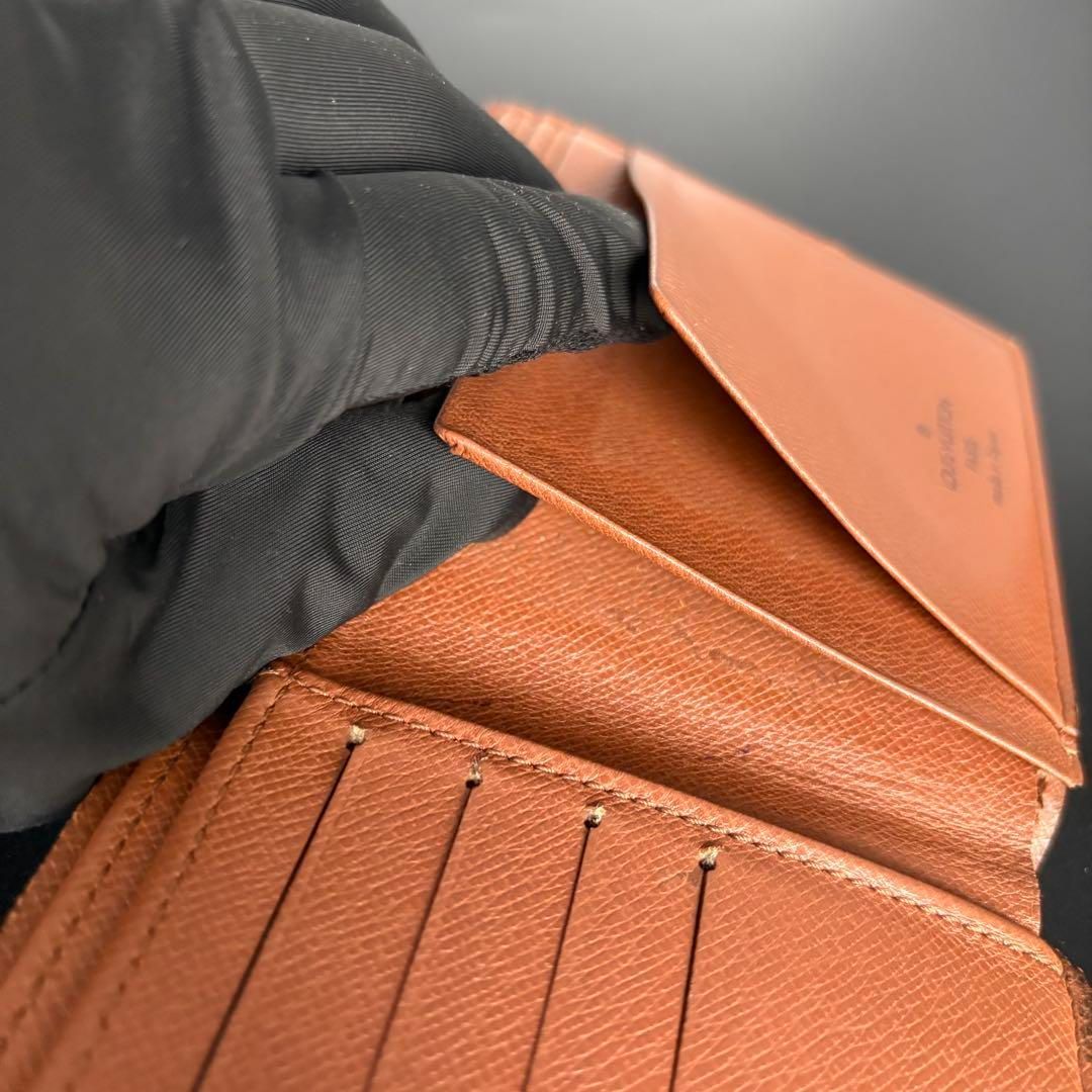 LOUIS VUITTON ルイヴィトン 二つ折り 財布 札入れ ポルトビエ