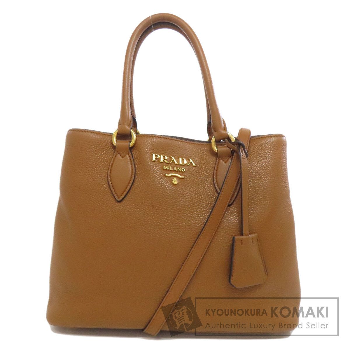 PRADA プラダ 2WAY トートバッグ カーフ レディース