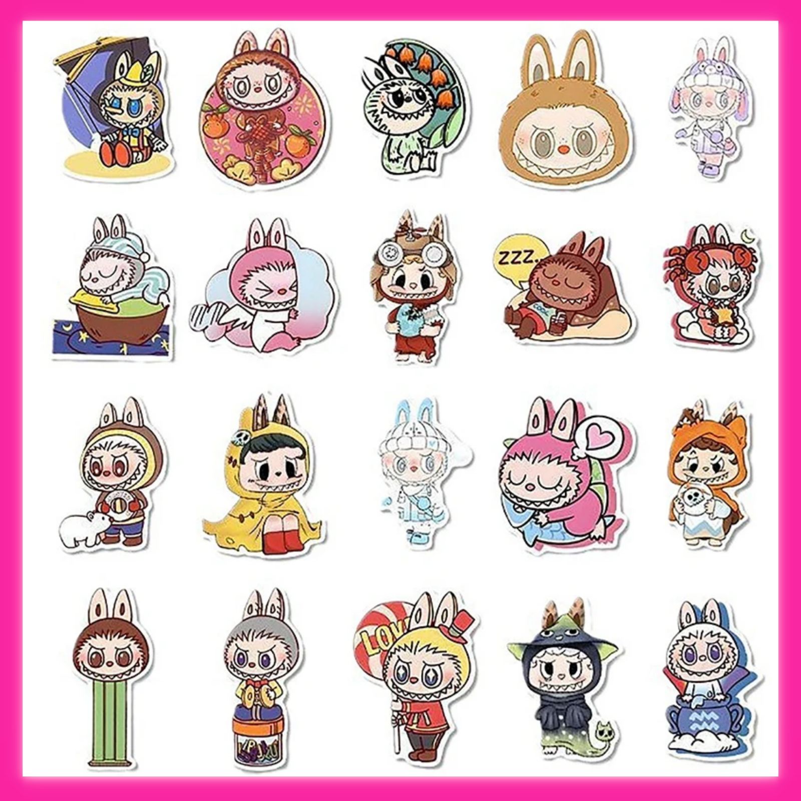 🩷24時間以内発送🩷ポップマート ラブブ シール 40枚まとめ売り