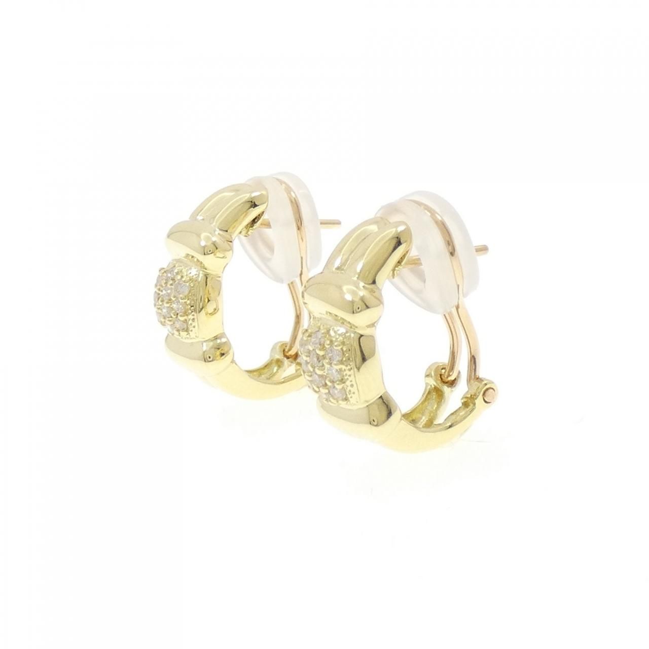 K18YG ダイヤモンド ピアス|イヤリング 0.20CT