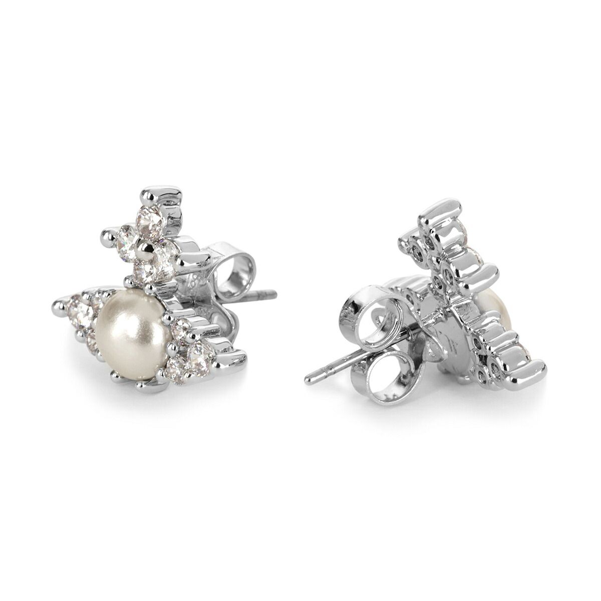 ピアス シルバー|パール
