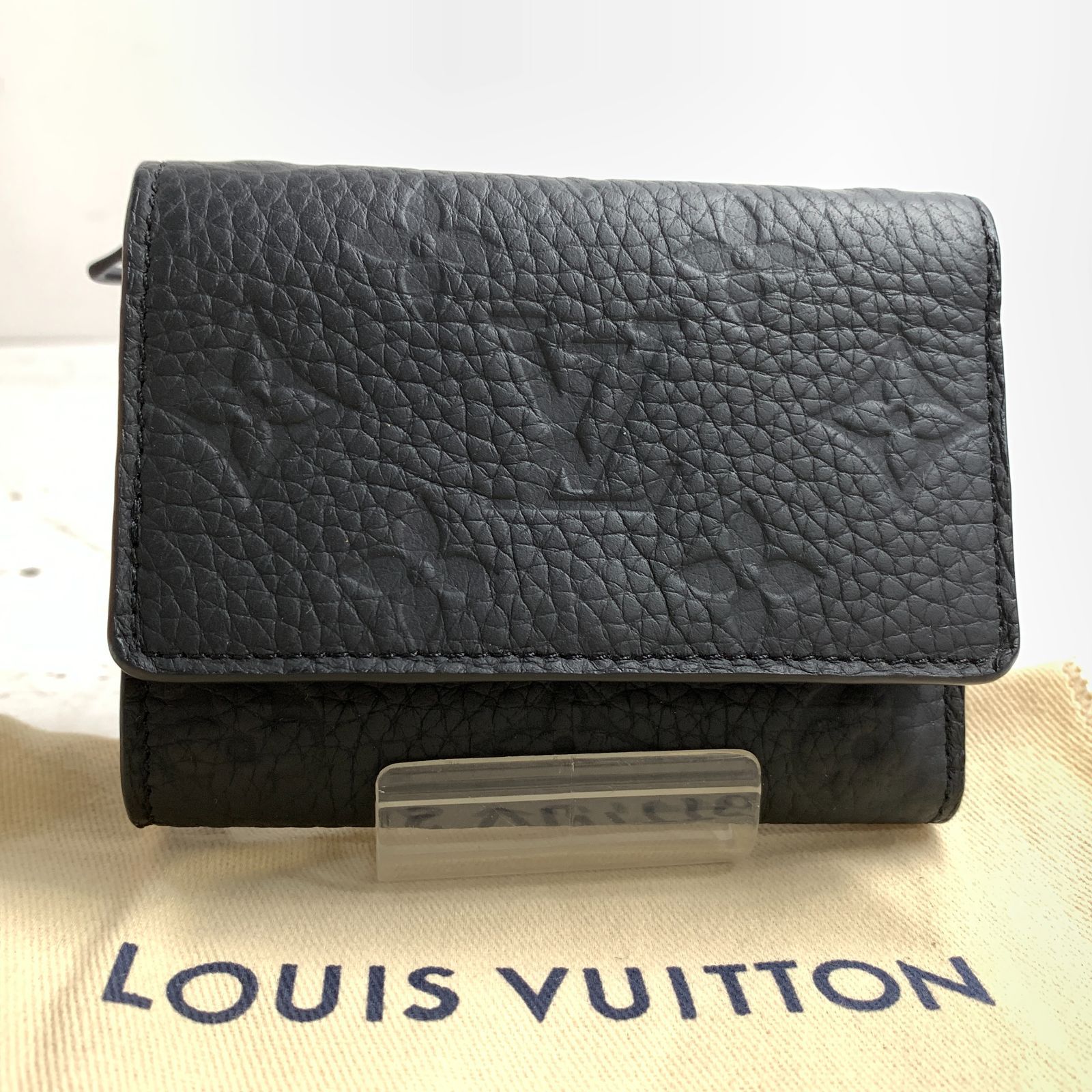 f001 B 美品 LOUIS VUITTON ルイヴィトン 三つ折り財布 ポルトフォイユパイロット トリヨン M82556 - メルカリ