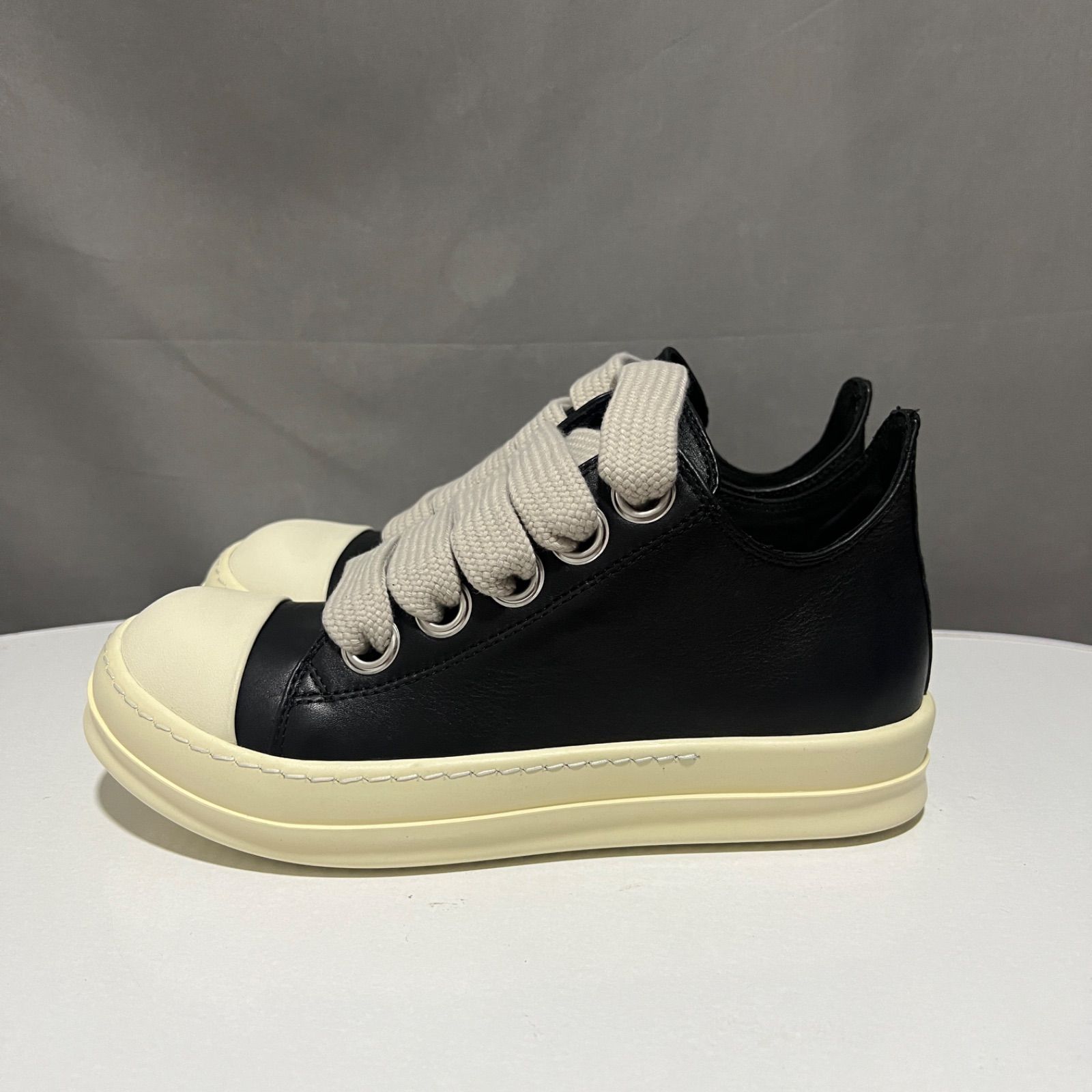 RICK OWENS JUMBO LACE LOW SNEAK スニーカー - 靴