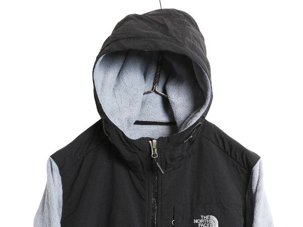 なクーポン配布中! ノースフェイス フード付き デナリ ジャケット レディース L 古着 アウトドア フリース ナイロン パーカー ジャンパー フルジップ ブルゾン