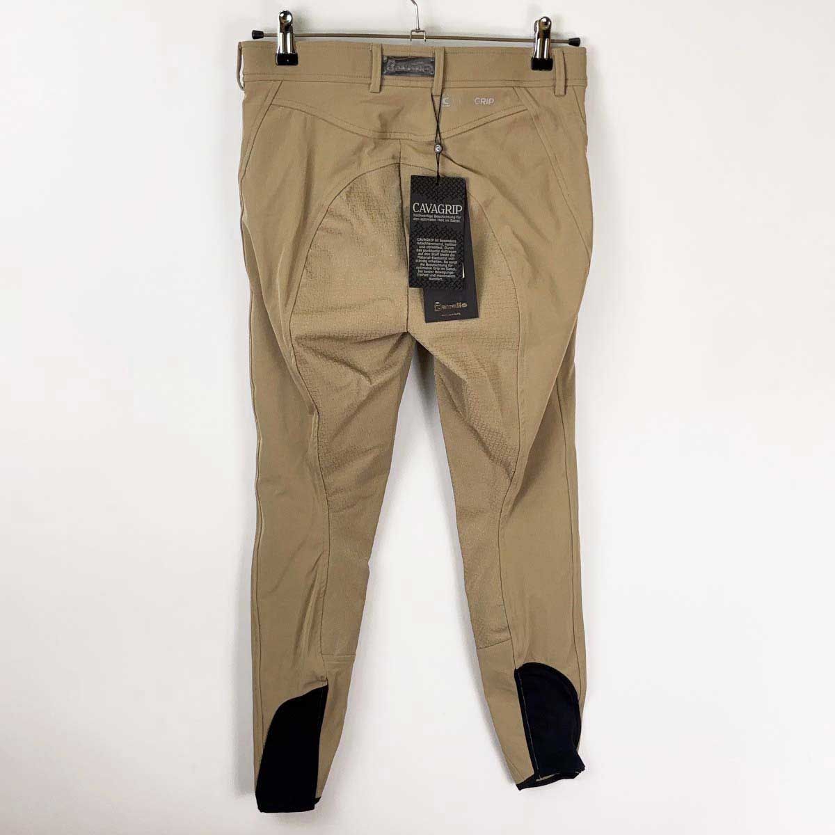 【中古・未使用品】カバロ キュロット Cava Caja Grip カジャグリップ Micro Light 40 NY muscat ベージュ レディース CAVALLO 乗馬パンツ 競技用ズボン 馬術 未使用】カバロ キュロット Cava Caja Grip カジャグリップ