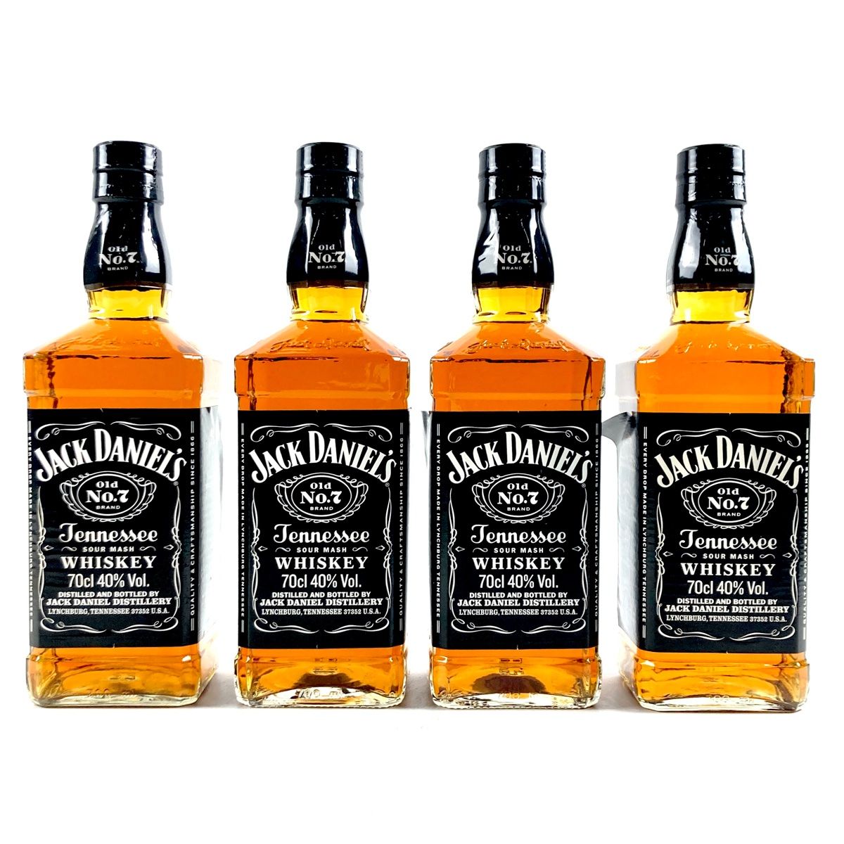 4本 ジャックダニエル JACK DANIELS オールド NO.7 アメリカン 700ml