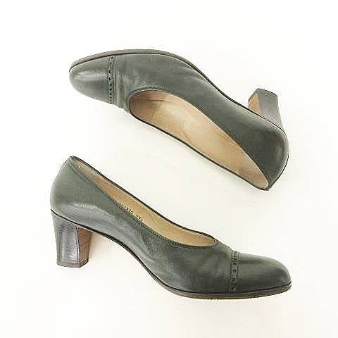タニノクリスチー TANINO CRISCI ヒール パンプス レザー ハンドメイド 