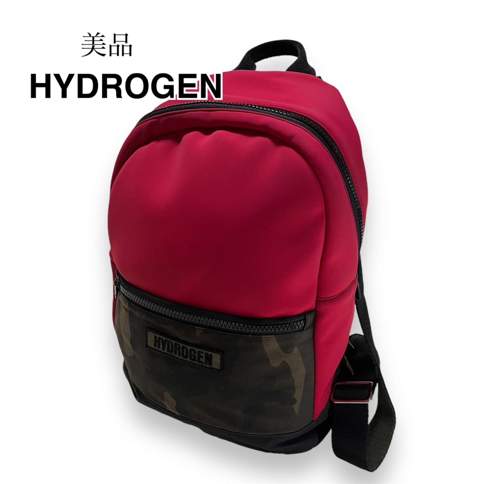 美品　イタリア製　HYDROGEN ハイドロゲン ネオプレーン バックパック 美品 ハイドロゲン イタリア製 ネオプレーン バックパック
