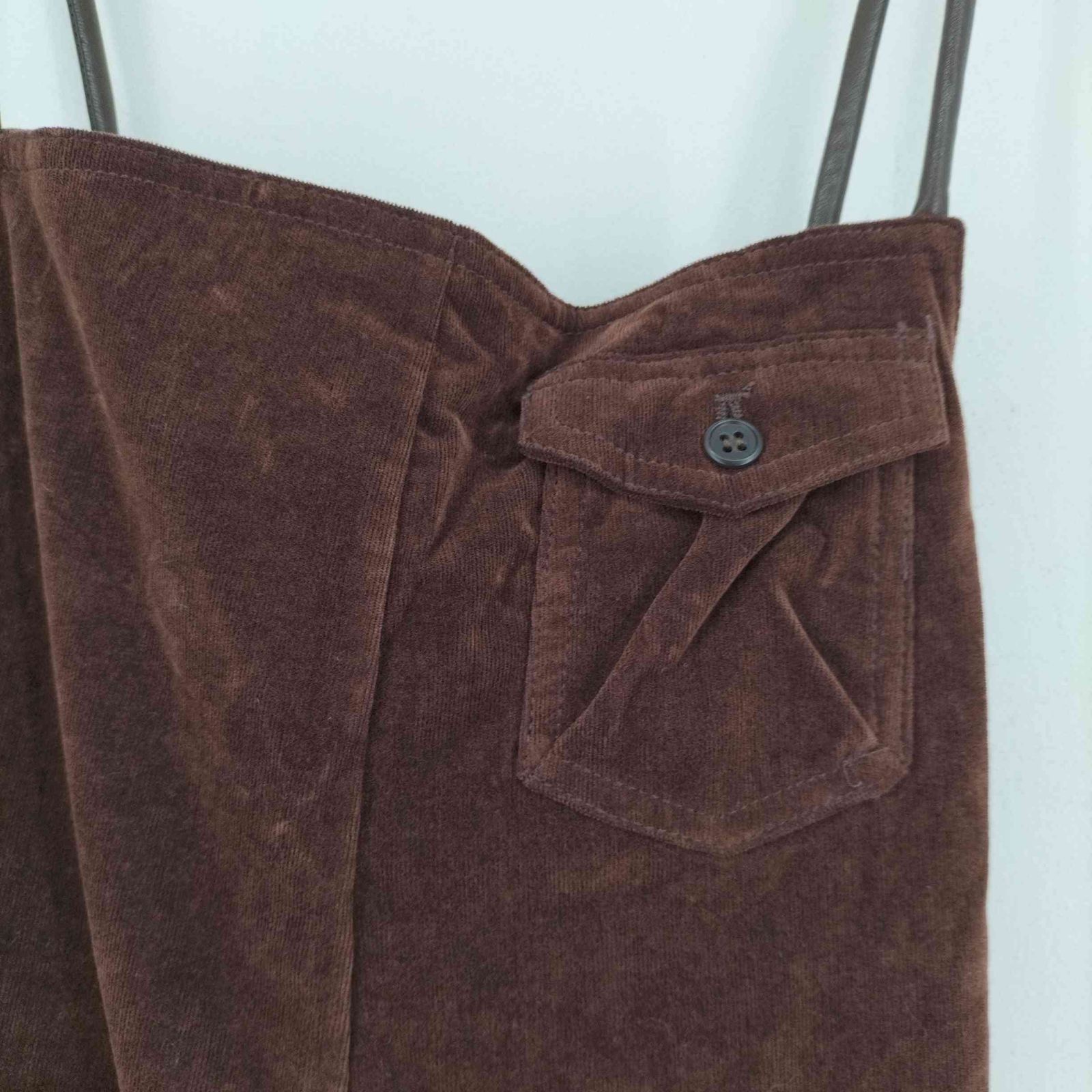 アメリ AMERI 20SS AMERZ CORDUROY STITCH SALOPETTE コーデュロイ 