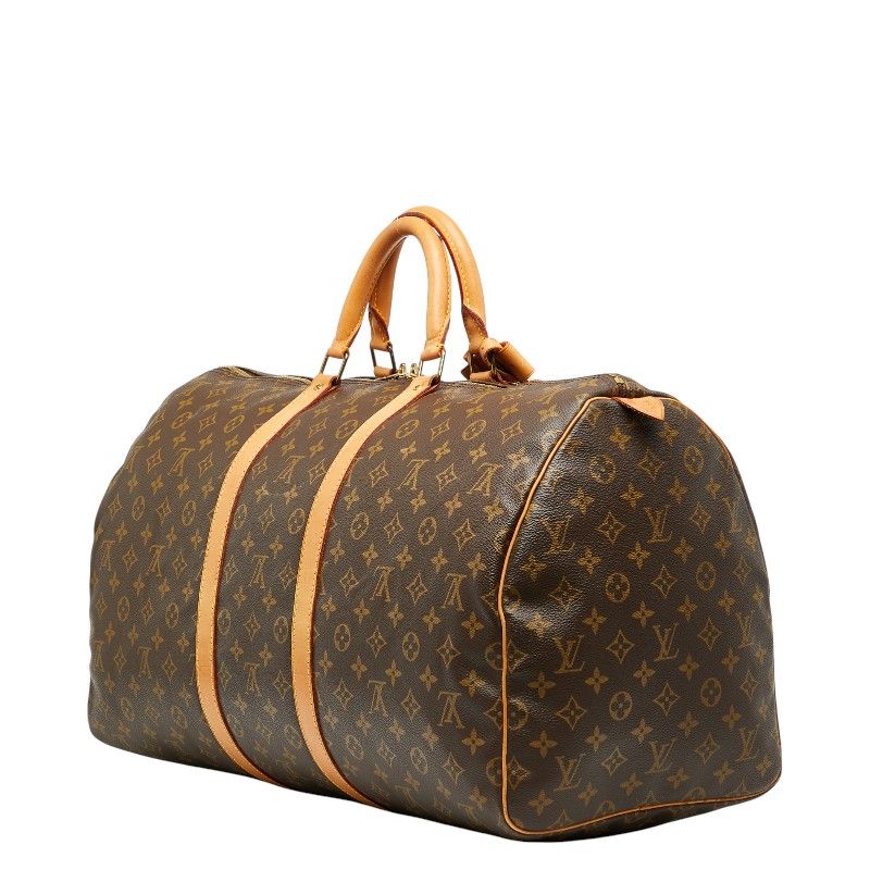 ルイ ヴィトン モノグラム キーポル55 ボストンバッグ トラベルバッグ 旅行用バッグ M41424 ブラウン PVC レザー レディース LOUIS VUITTON 1-0232889