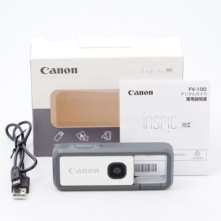 Canon カメラ iNSPiC REC グレー (小型/防水/耐久) アソビカメラ FV