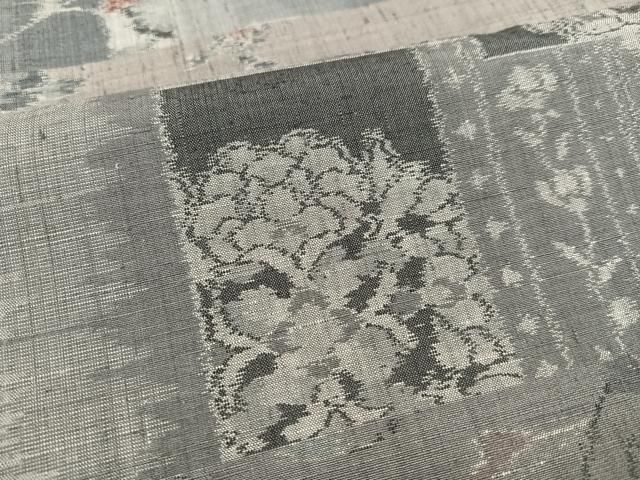 平和屋着物○小千谷紬 草花文 正絹 逸品 AAAY8676ph - メルカリ