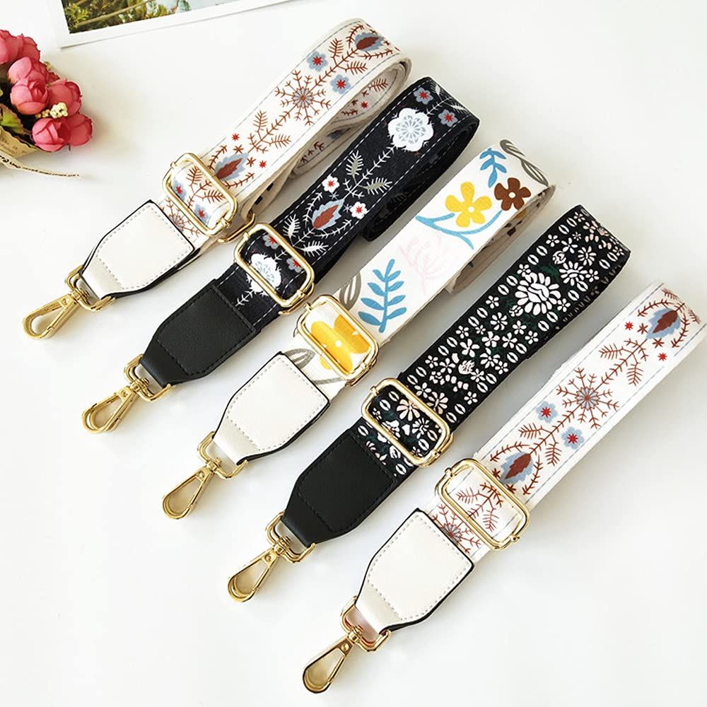 新品 [CMD] ショルダーストラップ ショルダーバッグ用 ショルダーベルト 長さ調節可能 DIY 超耐久性 おしゃれ 肩掛けひも 斜め掛け 持ち手 肩ひも 交換ベルト 補修(D) ショルダーストラップ 太め CMD 柄デザイン カバン用 ホビー