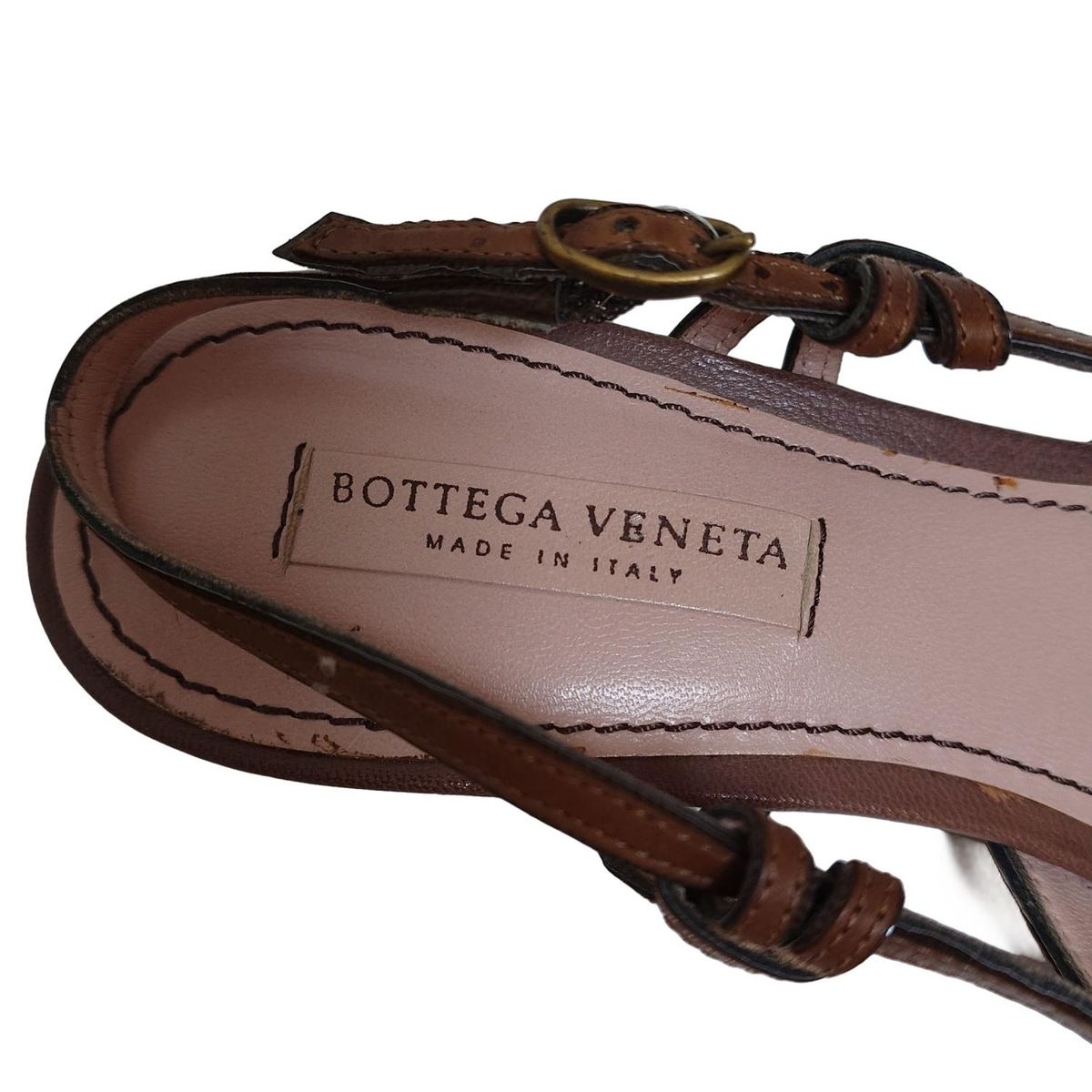 未使用　ボッテガヴェネタ　パンプス　サイズ:36 ボルドー　レディース BOTTEGA VENETA(ボッテガヴェネタ) サンダル 36 レディース